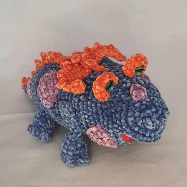 Dragons crochet velours comiques